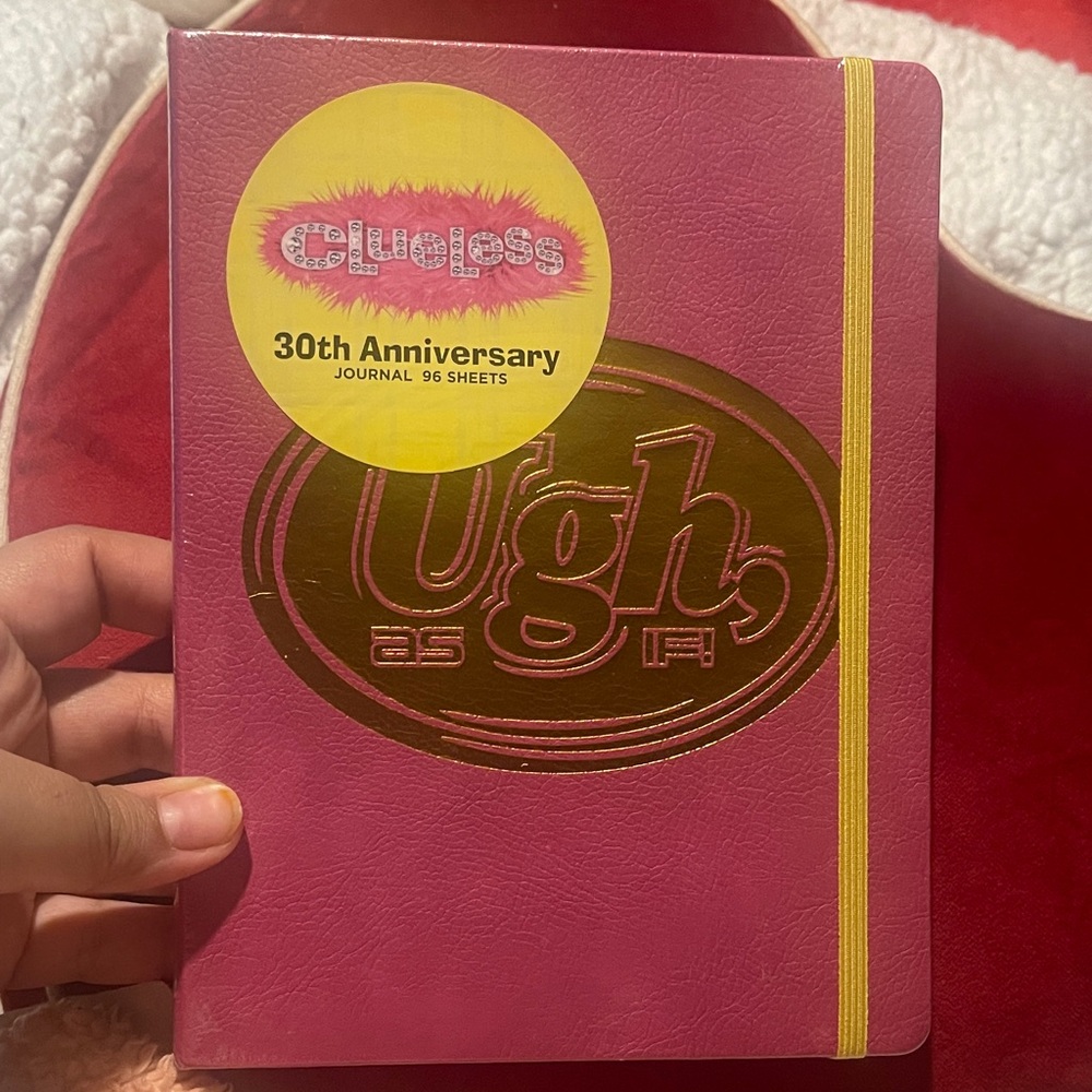 Clueless Pink Journal with Gold Accents